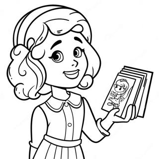 Sjov Dork Diaries Karakter Farvelaegningsside 88983-29318