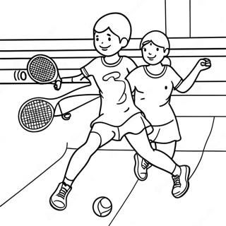 Tennis Kamp I Aktion Farvelaegningsside 89191 29490