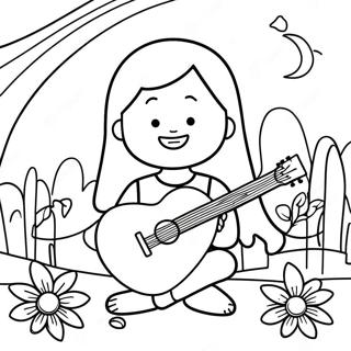 Glaedelig Salme Farvelaegningsside 89267-29543