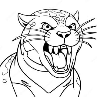 Maegtigt Rovdyr Brolende Farvelaegningsside 89346 29611