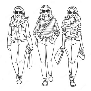 Trendy Preppy Stilarter Farvelaegningsside 89681-29871