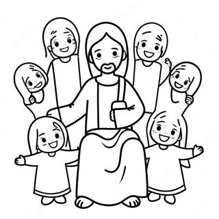 Sod Jesus Med Born Farvelaegningssiden 89962-30077
