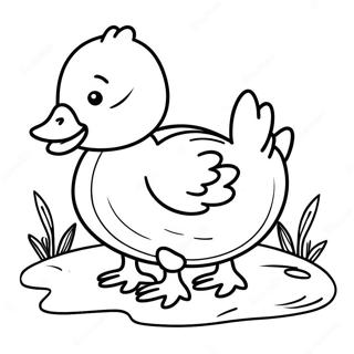 Glad Gul Andunge Farvelaegningssiden 90015 30124