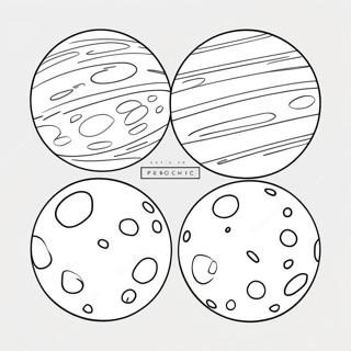 Detaljeret Dvaergplaneter Farvelaegningsside 90119 30207