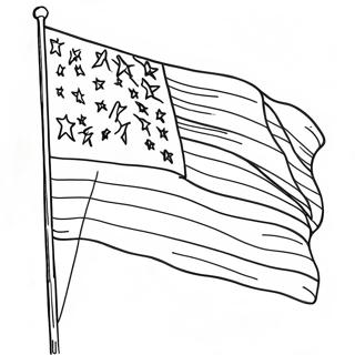 Patriotisk Flag Farvelaegningsside 90713-30661