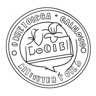 Farverige Babysitters Club Logo Farvelaegningsside 90791 30729