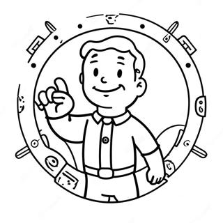 Fallout Vault Boy Farvelaegningsside 91096 31027