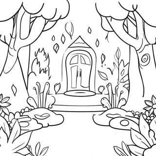 Garten Of Banban 5 Farverigt Eventyr Farvelaegningsside 91174-31086