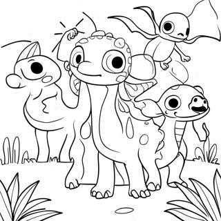 Garten Of Banban 5 Mysteriske Skabninger Farvelaegningsside 91176 31096