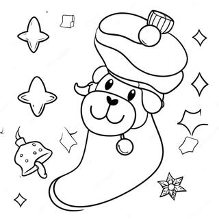 Sod Farvelaegningsside Med Julestrompe 91432 31289