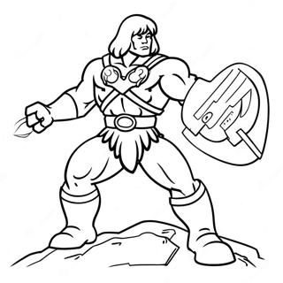 He Man I Aktion Farvelaegningsside 91940-31687