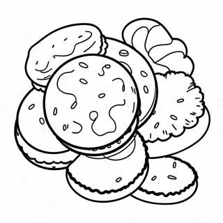 Farvelaegningsside Med Girl Scout Smakager 92067-31782