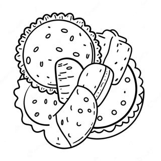 Farvelaegningsside Med Girl Scout Smakager 92067-31783