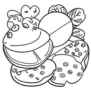 Farvelaegningsside Med Girl Scout Smakager 92067-31784