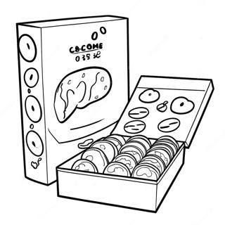 Farverig Girl Scout Smakageaeske Farvelaegningsside 92069-31790