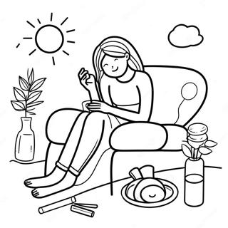 Afslappende Farvelaegningsside Til Selvpleje 92221 31908