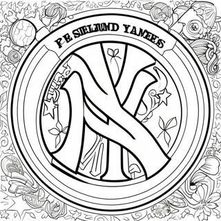 Yankees Logo Farvelaegningsside 92992-32502