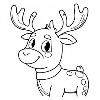 Munter Rensdyr Farvelaegningsside 93046 32555