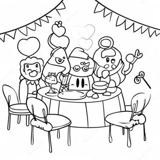 Festlig Skudars Fest Farvelaegningsside 93175 32657