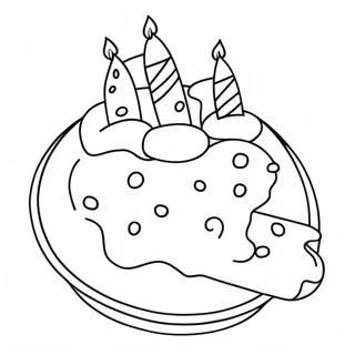 Farverig Fodselsdag Taerte Farvelaegningsside 93251 32711