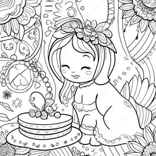 Vintage Indie Stil Farvelaegningsside 93357-32797