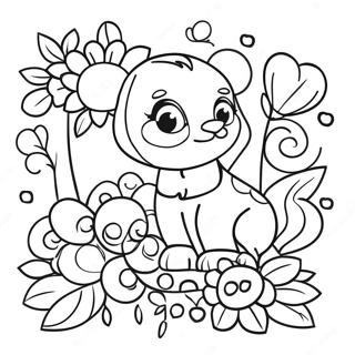 Vintage Indie Stil Farvelaegningsside 93357-32800