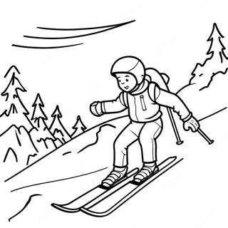 Skiing Eventyr Farvelaegningsside 93429-32842