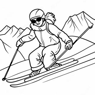 Skiing Eventyr Farvelaegningsside 93429-32844