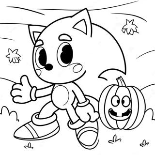 Sonic Halloween Farvelaegningsside 93533-32924