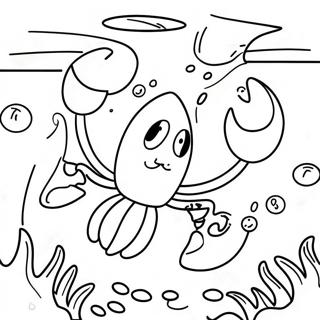 Glad Hummer Under Vandet Farvelaegningsside 93922-33233