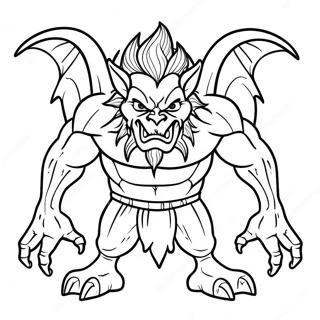 Helluva Boss Daemoniske Skabninger Farvelaegningsside 94050 33333