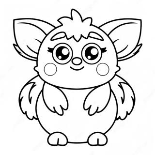 Sod Furby Med Store Ojne Farvelaegningsside 94100-33365
