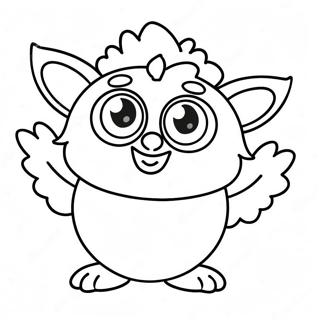 Glad Furby Danser Farvelaegningsside 94101 33371