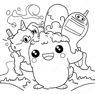 Glade Grimme Dukker Farvelaegningsside 94233 33477