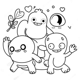 Glade Grimme Dukker Farvelaegningsside 94233 33480