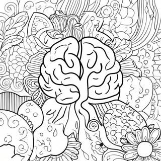 Kreativ Hjerne Aktivitet Farvelaegningsside 94307-33598