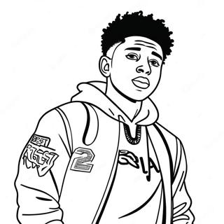 Nba Youngboy Cool Outfit Farvelaegningsside 94463-33853