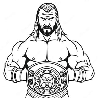 Episk Triple H Med To Baelter Farvelaegningsside 94541-33769