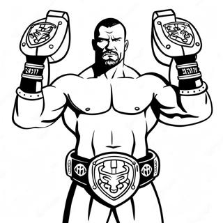 Episk Triple H Med To Baelter Farvelaegningsside 94541-33771