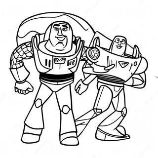 Woody Og Buzz Lightyear Eventyr Farvelaegningsside 94565-33781