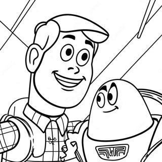 Woody Og Buzz Lightyear Eventyr Farvelaegningsside 94565-33782