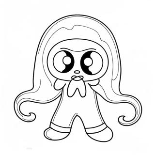 Skraemmende Squid Game Dukke Farvelaegningsside 94797-34102