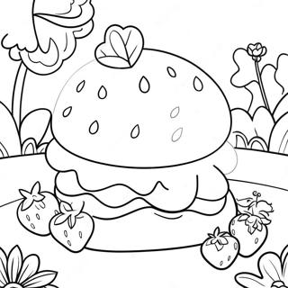 Klassisk Jordbaerkage I Have Farvelaegningsside 94901-34187