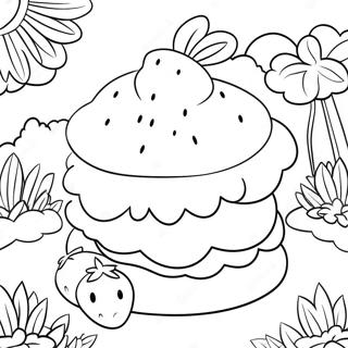 Klassisk Jordbaerkage I Have Farvelaegningsside 94901 34188