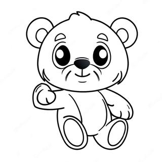 Sod Bruins Bjorn Maskot Farvelaegningsside 95004-34264