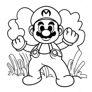 Ny Super Mario Bros Film Farvelaegningsside 95232-34440