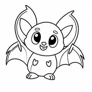 Sod Halloween Flagermus Farvelaegningsside 95259-34462