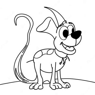 Courage Den Feje Hund Farvelaegningsside 95334 34518