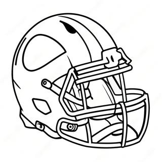 Fodboldhjelm Farvelaegningsside 95537-34679