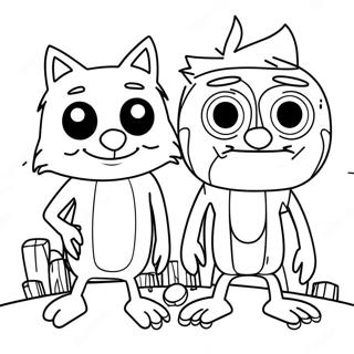 Mordecai Og Rigby Eventyr Farvelaegningsside 95665-34818